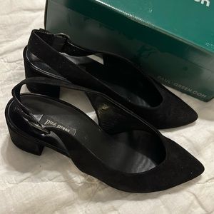 Paul Green Black Suede Pumps Size 9